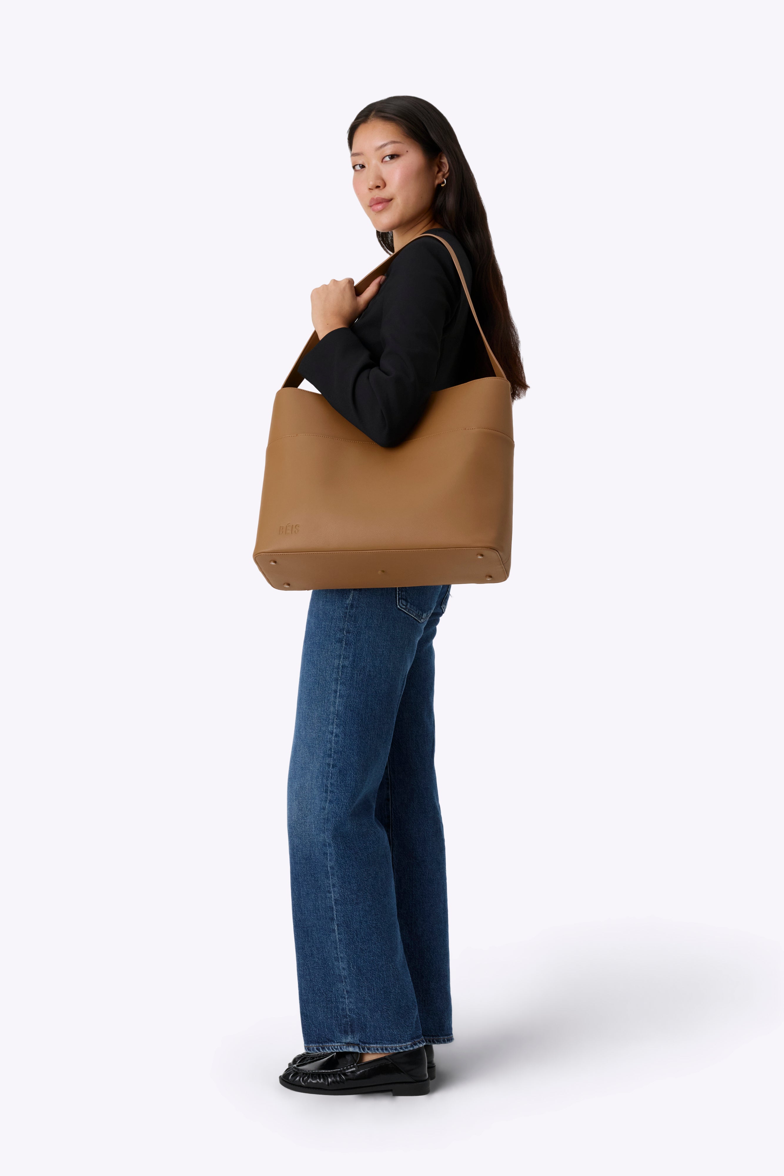 The Diaper Tote in Camel