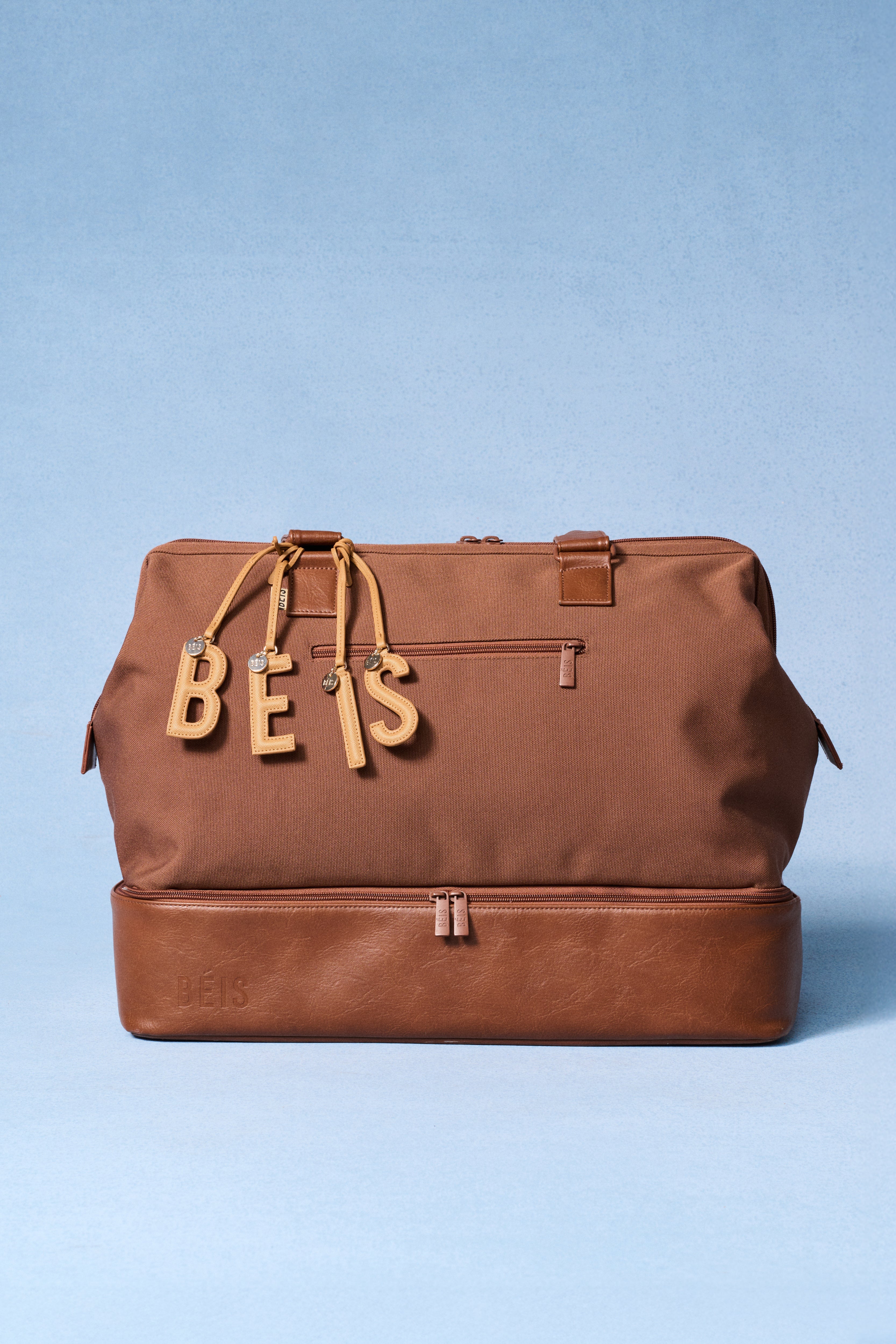 The Letter Charm in Camel